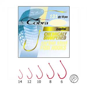 Крючки Cobra CAPITAL сер.131R разм 006