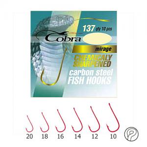 Крючки Cobra MIRAGE сер.137R разм 018