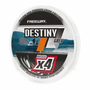 Шнур плетеный FW*4 Destimy Gray 0.28 LB 35 16 kg